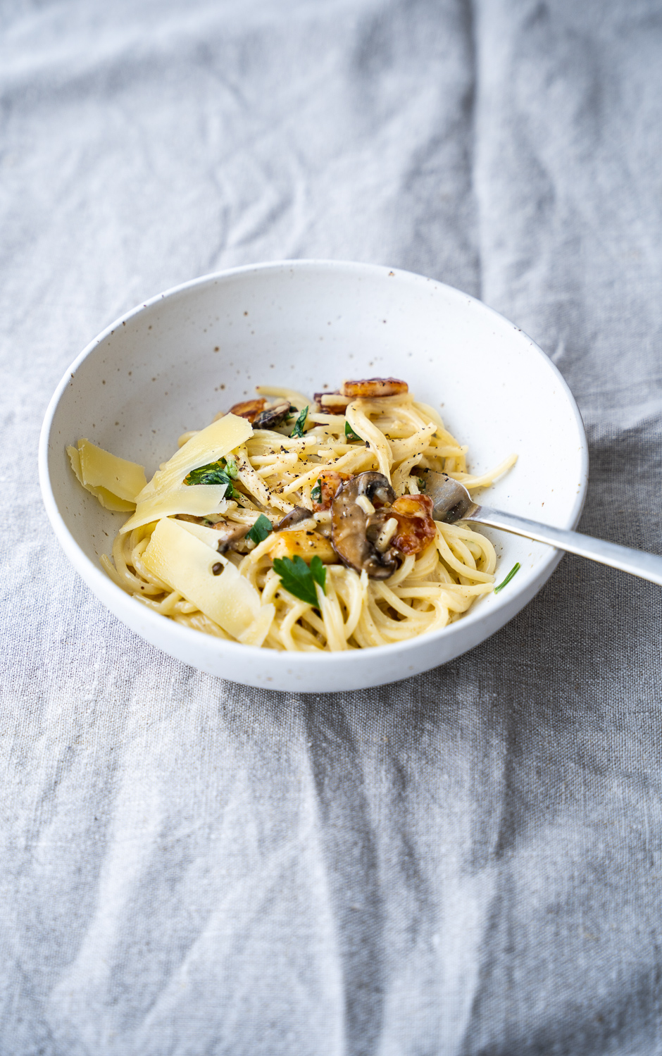 Vegetarisk carbonara