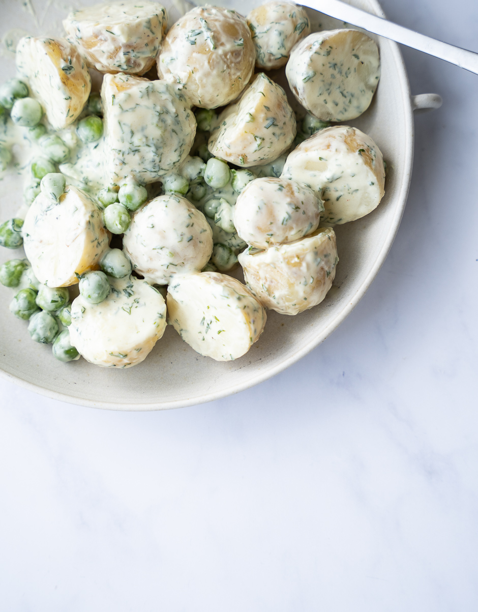 Kartoffelsalat med urtedressing