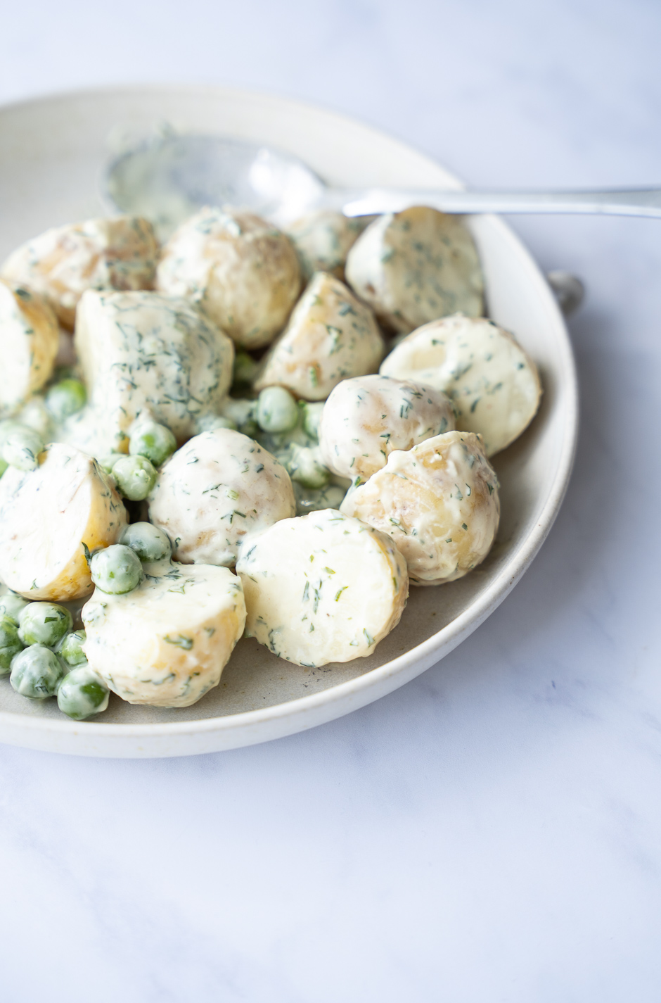 Kartoffelsalat med urtedressing