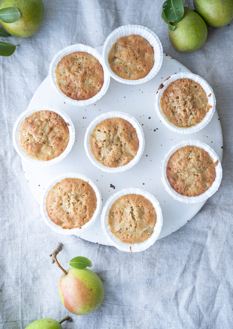 Pæremuffins