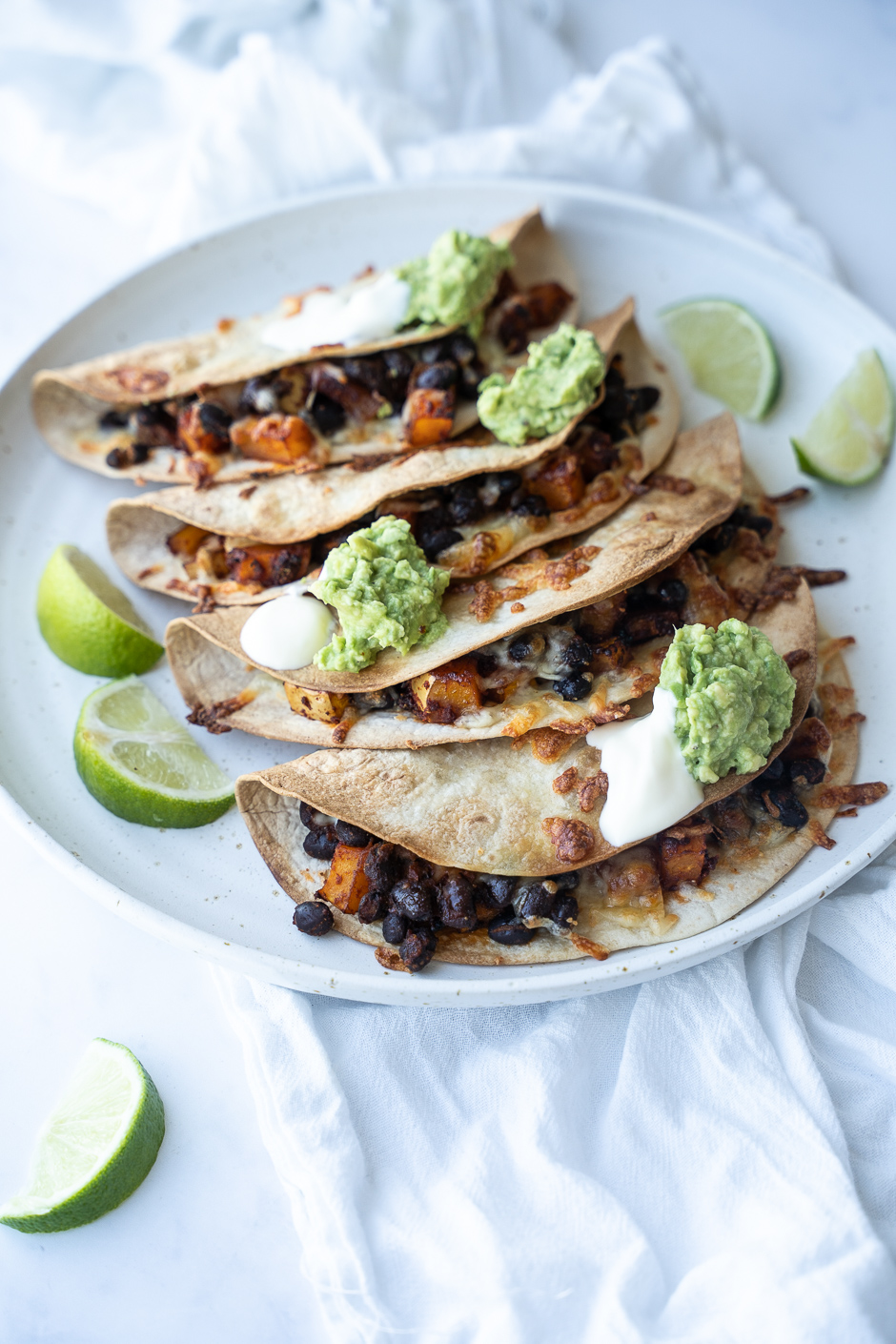 Butternut squash tortillas