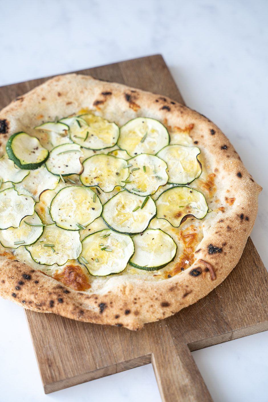 Pizza med squash
