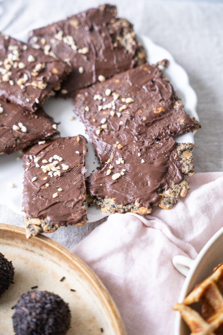 Knækbrød med chokolade